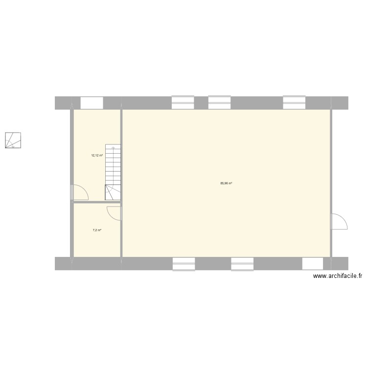 ecole pdb classe2 entree. Plan de 0 pièce et 0 m2