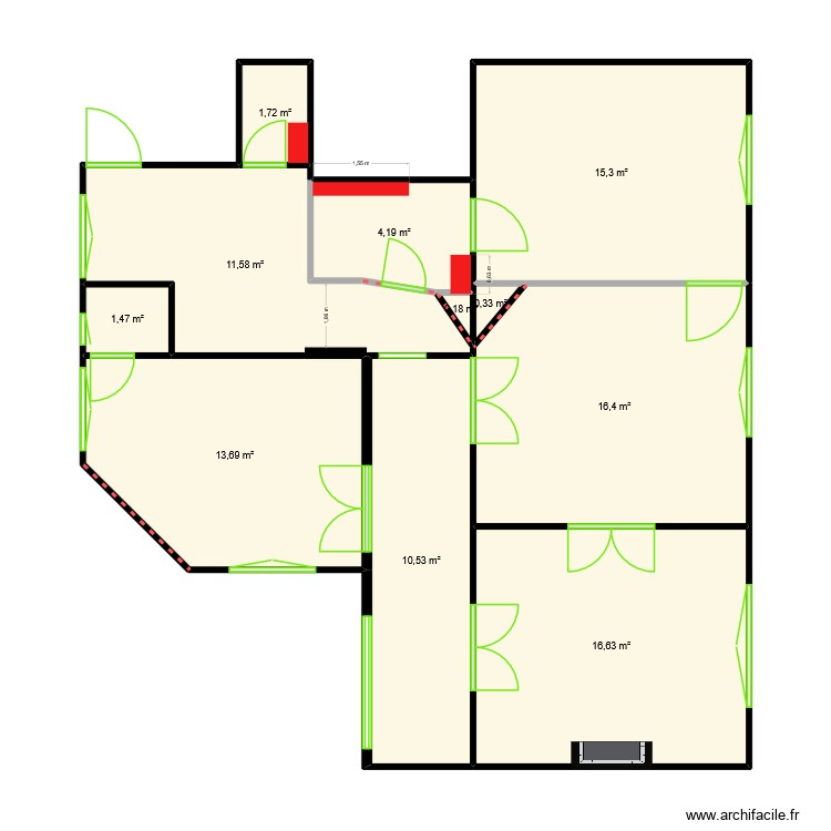 Plan Jaco 3. Plan de 0 pièce et 0 m2