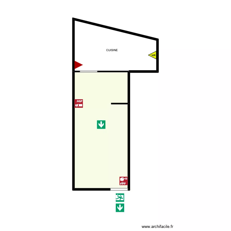 OSUNGRILL. Plan de 2 Pièces et 27 m² OSUNGRILL. Plan de 2 Pièces et 27 m²