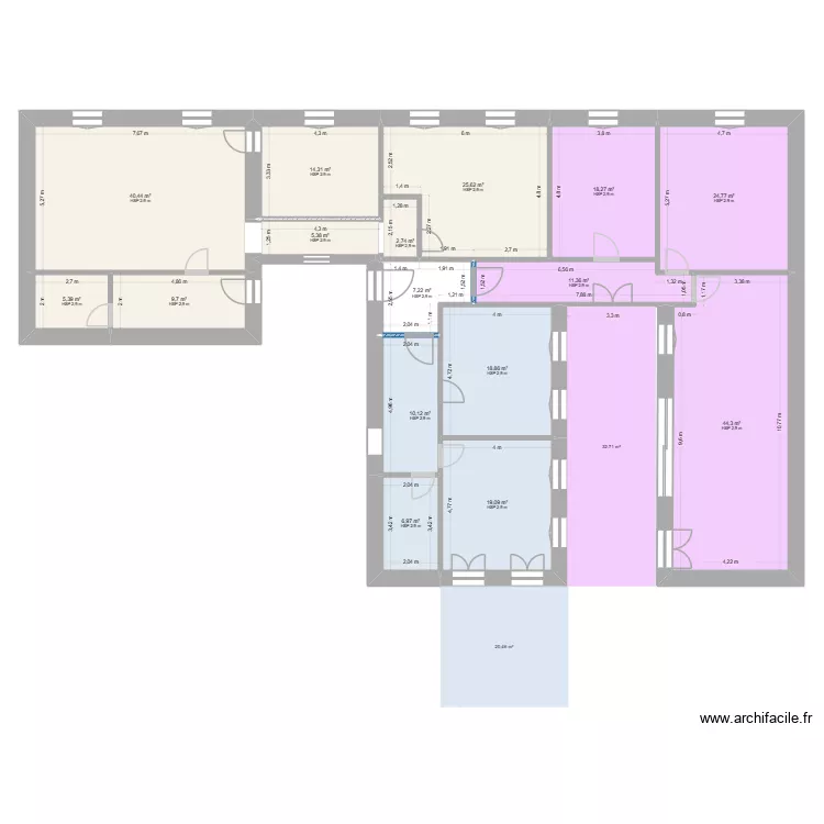 docter serre appartement 3. Plan de 