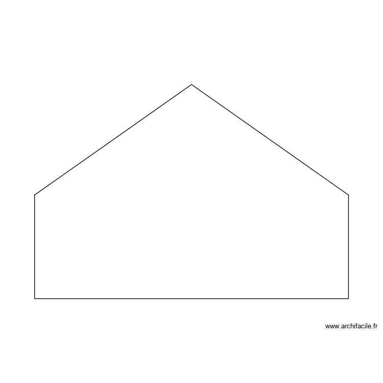 fa&ccedil;ade ouest. Plan de 