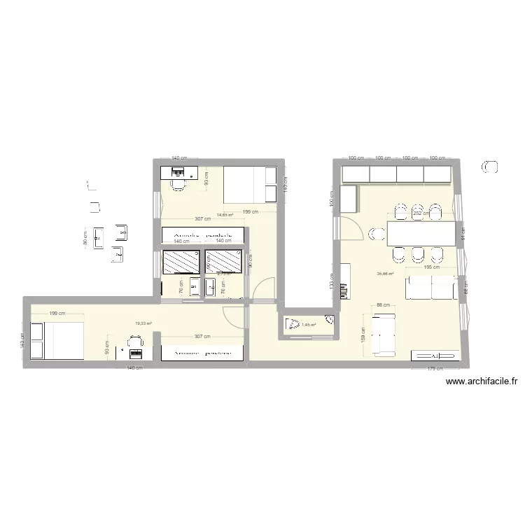 appart 9. Plan de 