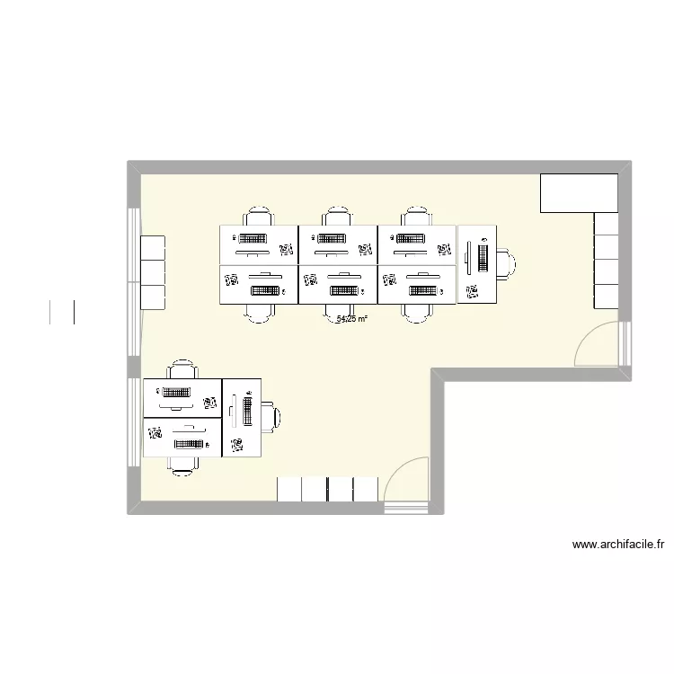 Bureau DSI 5. Plan de 