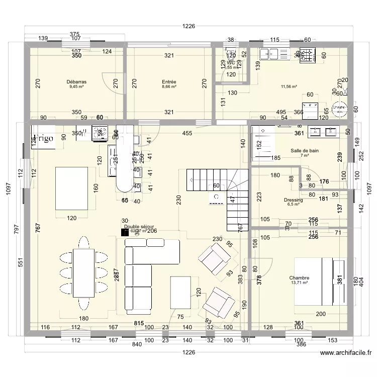 Rion rdc 2. Plan de 
