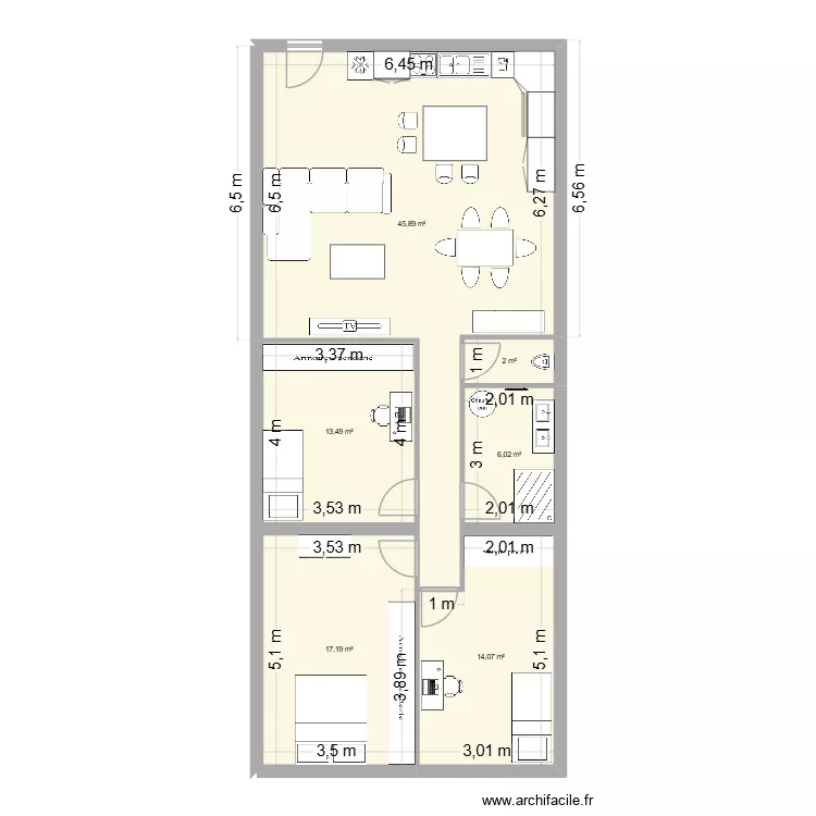 new plan Appart. Plan de 6 et 99 m² new plan Appart. Plan de 6 et 99 m²