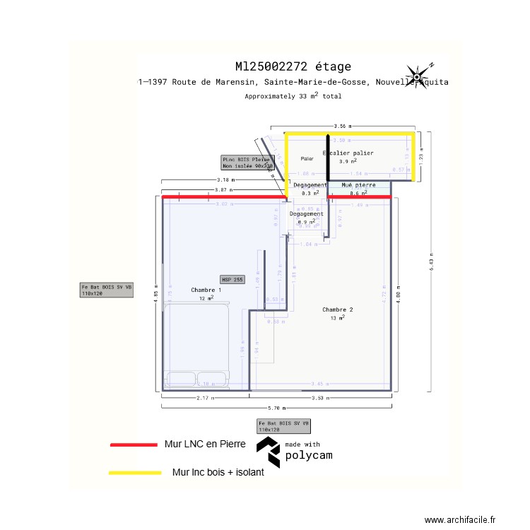 ML25002272 étage. Plan de 0 pièce et 0 m2