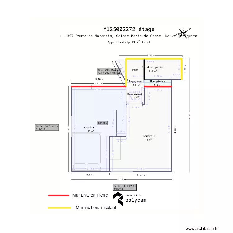 ML25002272 &eacute;tage. Plan de 