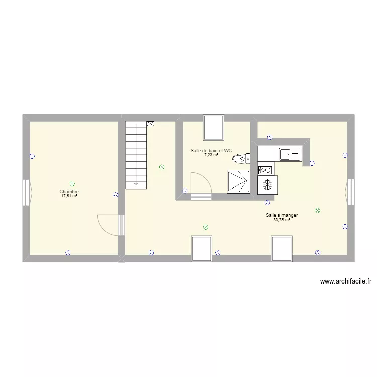 combles chantilly. Plan de 