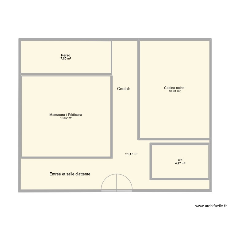 institut. Plan de 0 pièce et 0 m2