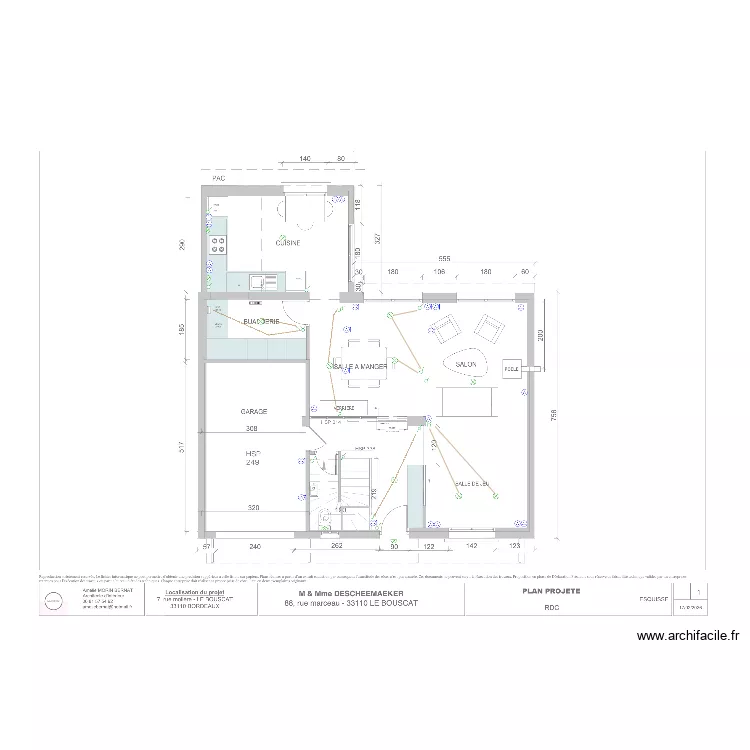Molière RDC. Plan de Molière RDC. Plan de