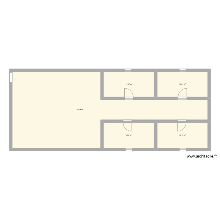 Plan T4. Plan de 0 pièce et 0 m2