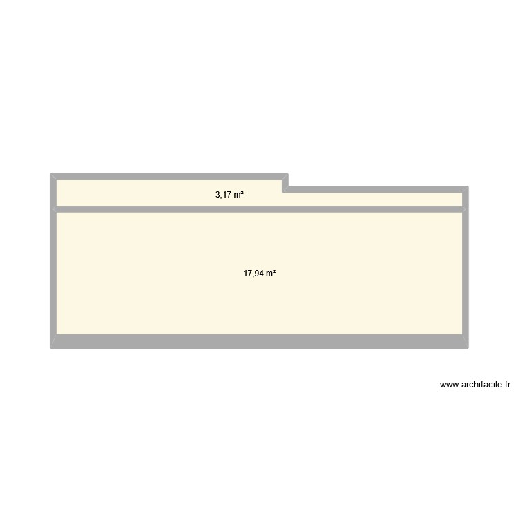 facade ouest. Plan de 0 pièce et 0 m2