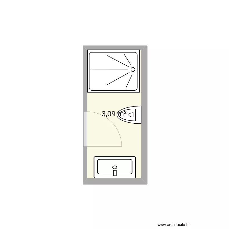 ensuite. Plan de ensuite. Plan de