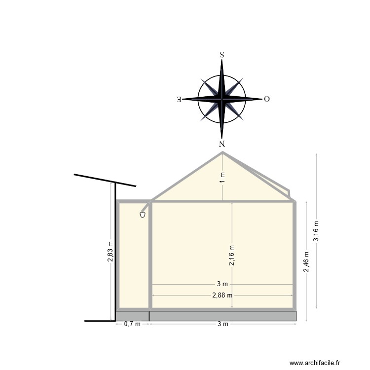 LOT410 DP3 COUPE EST / OUEST. Plan de 0 pièce et 0 m2