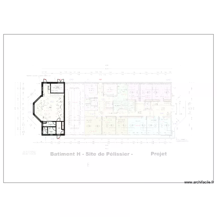 Bâtiment H Pélissier . Plan de Bâtiment H Pélissier . Plan de