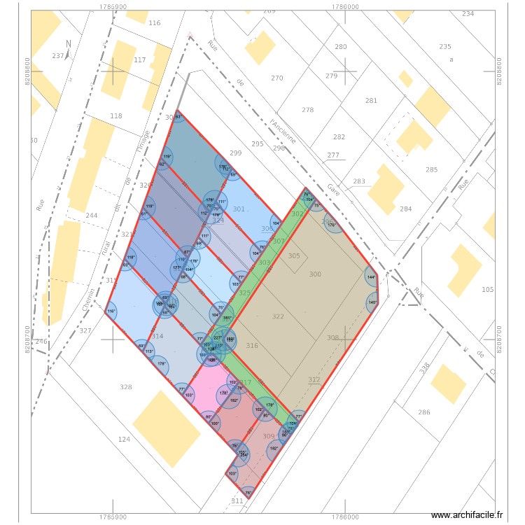 3-surface totale sans havez voie continue. Plan de 0 pièce et 0 m2