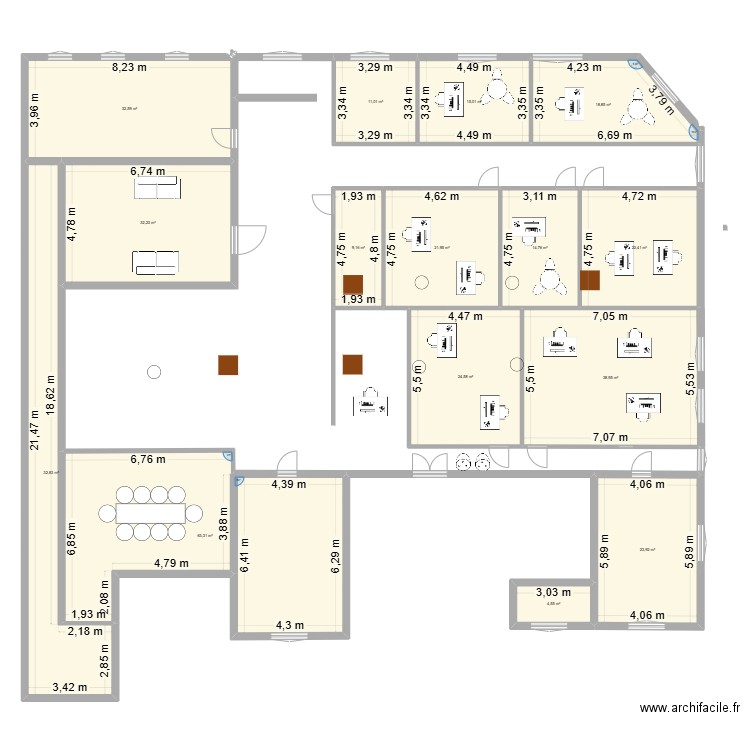 PROJET ANEF. Plan de 0 pièce et 0 m2