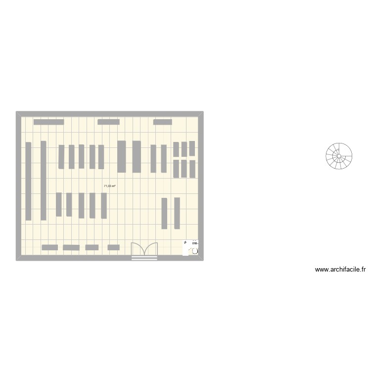 carrefour. Plan de 0 pièce et 0 m2