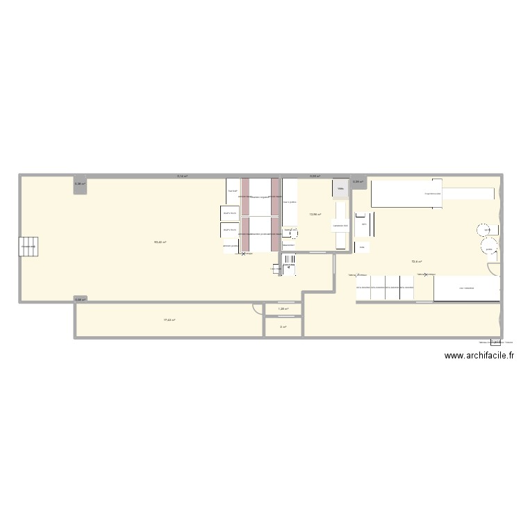 tisserand. Plan de 11 pièces et 202 m2