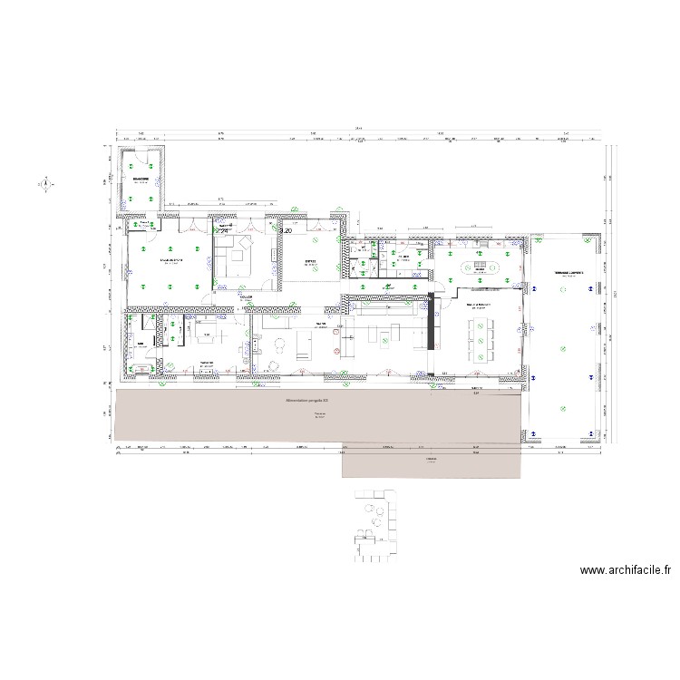 LES SALINS RDC. Plan de 0 pièce et 0 m2