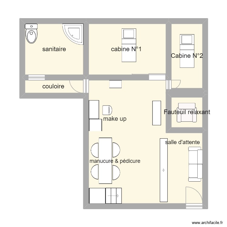 plant 1. Plan de 0 pièce et 0 m2