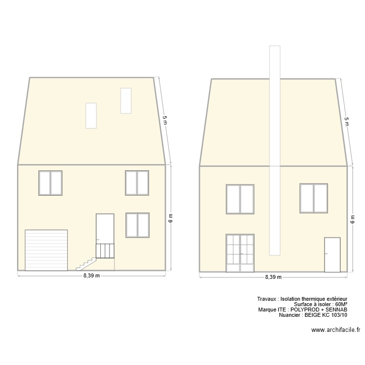 Saget Noemie - ITE. Plan de 4 pièces et 175 m2