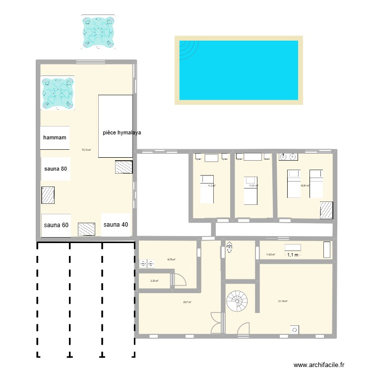 spa lannion. Plan de 0 pièce et 0 m2