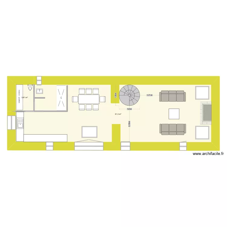 guergane RDC. Plan de 2 et 85 m² guergane RDC. Plan de 2 et 85 m²
