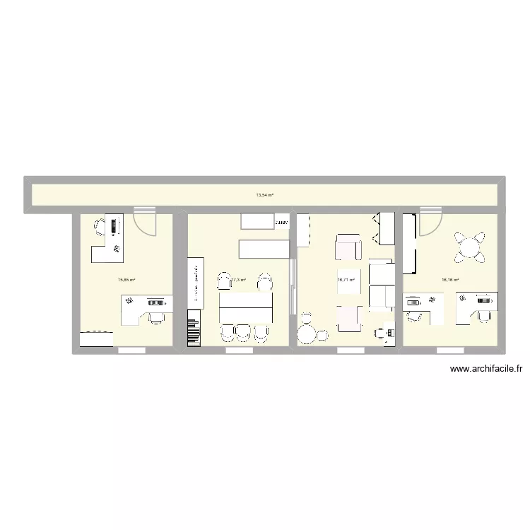 plan m3q JA. Plan de 5  et 80 m²