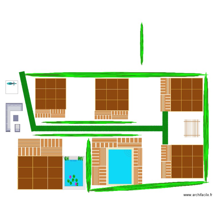 land. Plan de 0 pièce et 0 m2