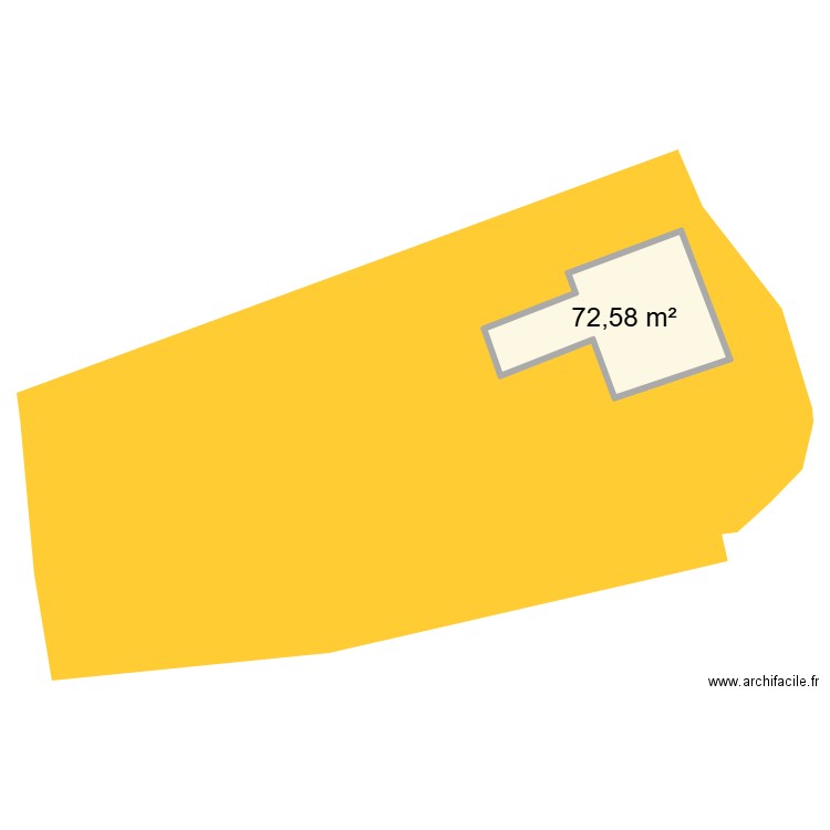 maison la colle sur loup V2. Plan de 1 pièce et 73 m2