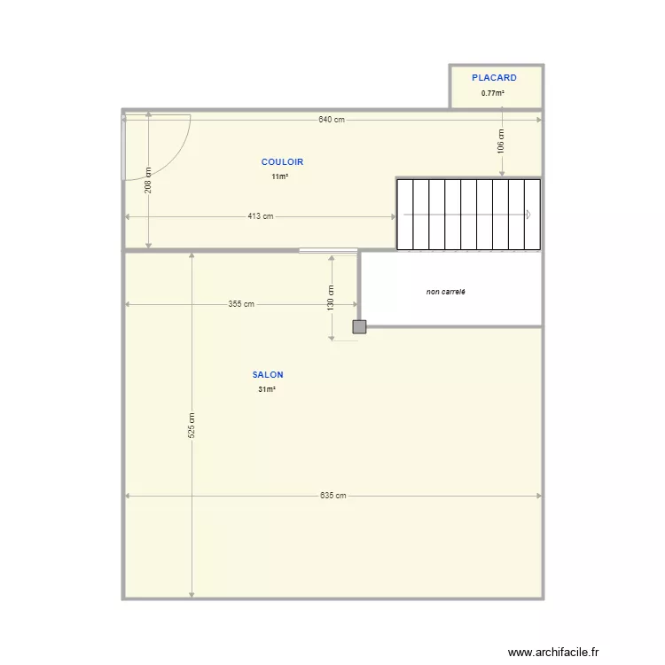 FRANCOIS (carrelage). Plan de 