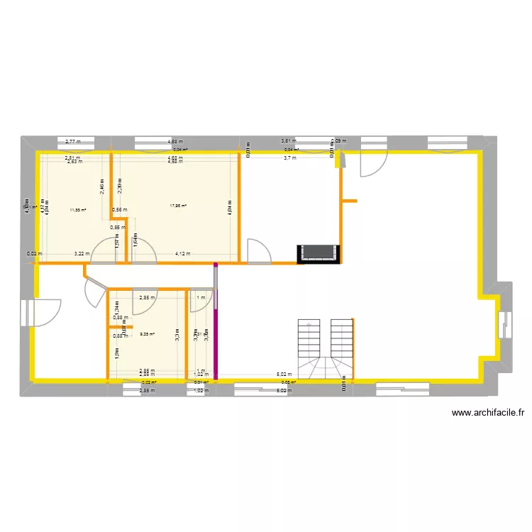 GUICHARD. Plan de 10 et 42 m² GUICHARD. Plan de 10 et 42 m²