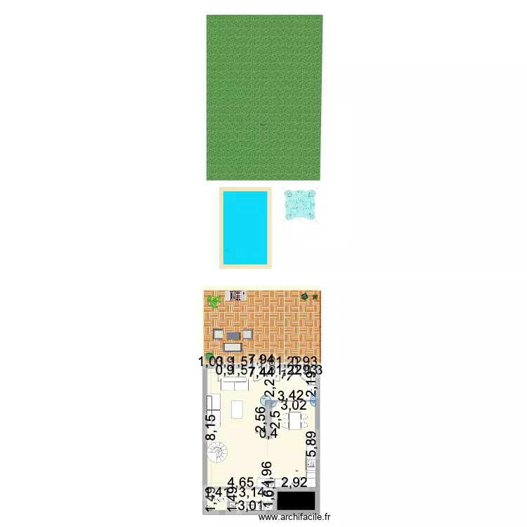 TRIPLEX 32. Plan de 