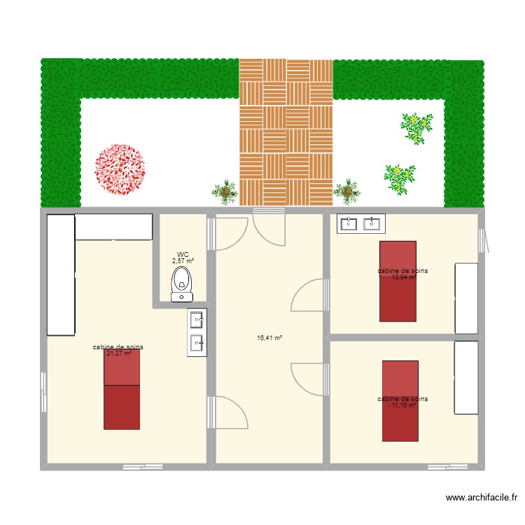 plan ambre institue. Plan de 0 pièce et 0 m2