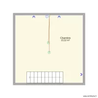 Plan &eacute;lectrique maison 2&egrave;me &eacute;tage