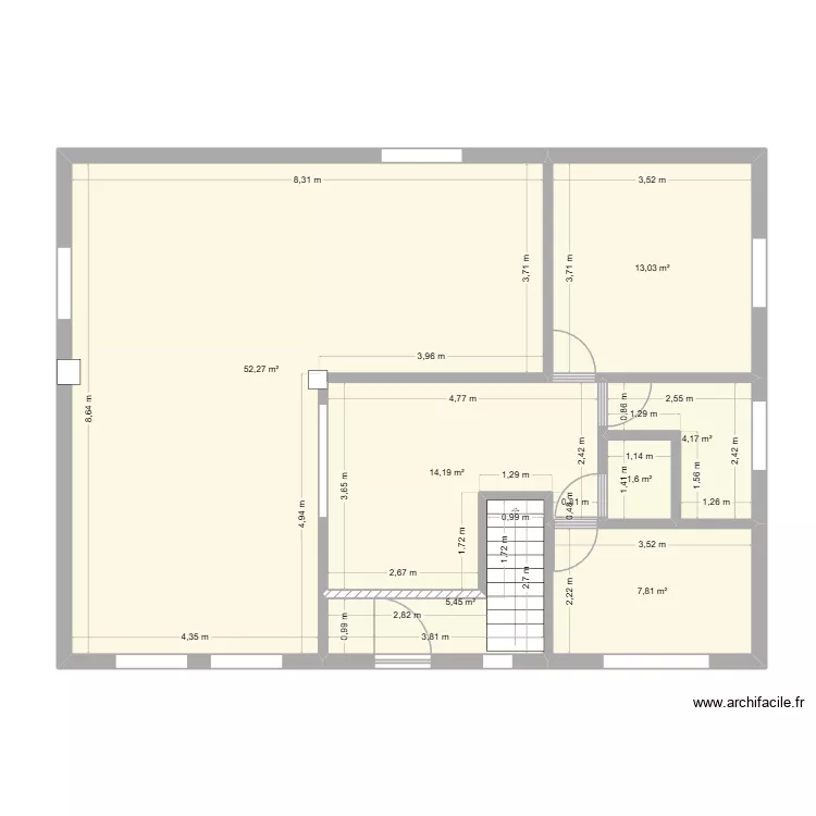 Maison bleu RDC def. Plan de Maison bleu RDC def. Plan de