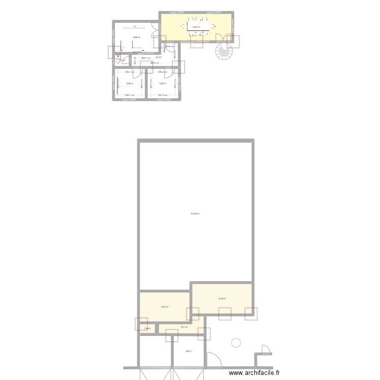 JO R+1. Plan de 0 pièce et 0 m2