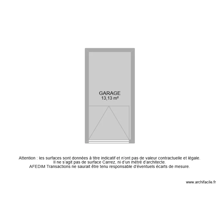 BI 32516. Plan de 13  et 105 m²