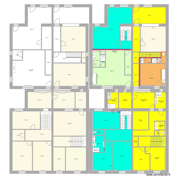 ATGER3. Plan de 91 et 611 m² ATGER3. Plan de 91 et 611 m²