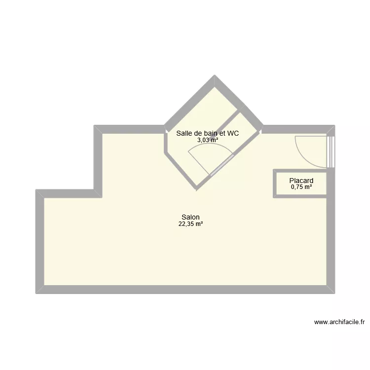 villa 6. Plan de 3 et 26 m² villa 6. Plan de 3 et 26 m²