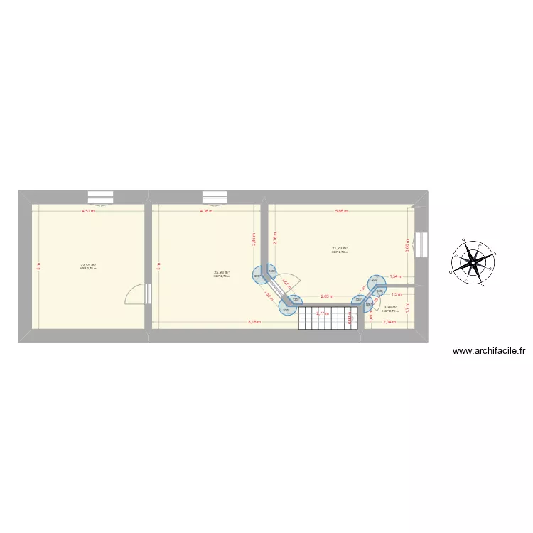 ETAGE MAISON ELEC. Plan de 