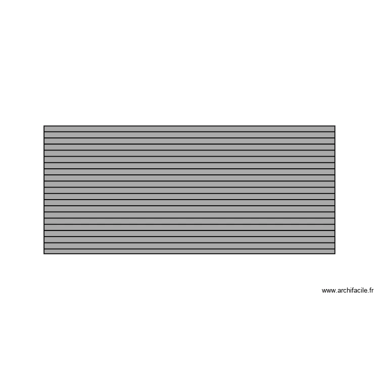fa&ccedil;ade cot&eacute; voisine. Plan de 