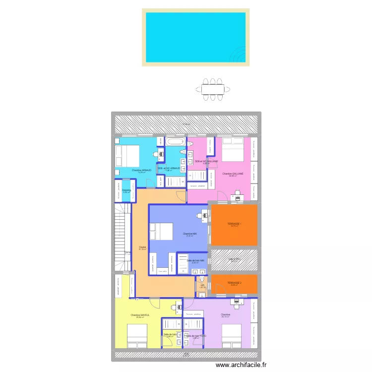 VB ETAGE R+1. Plan de 
