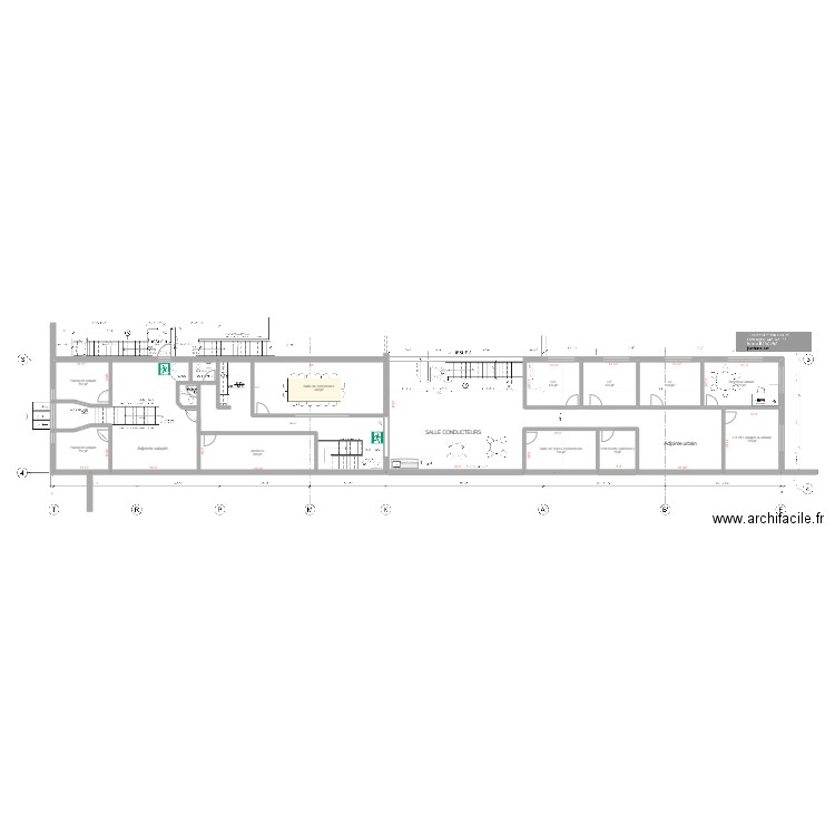 20240214 Plan deuxième Beloeil SJ ver 15 février 2024. Plan de 15 pièces et 247 m2