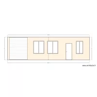 FACADE AVANT avec modification porte de garage