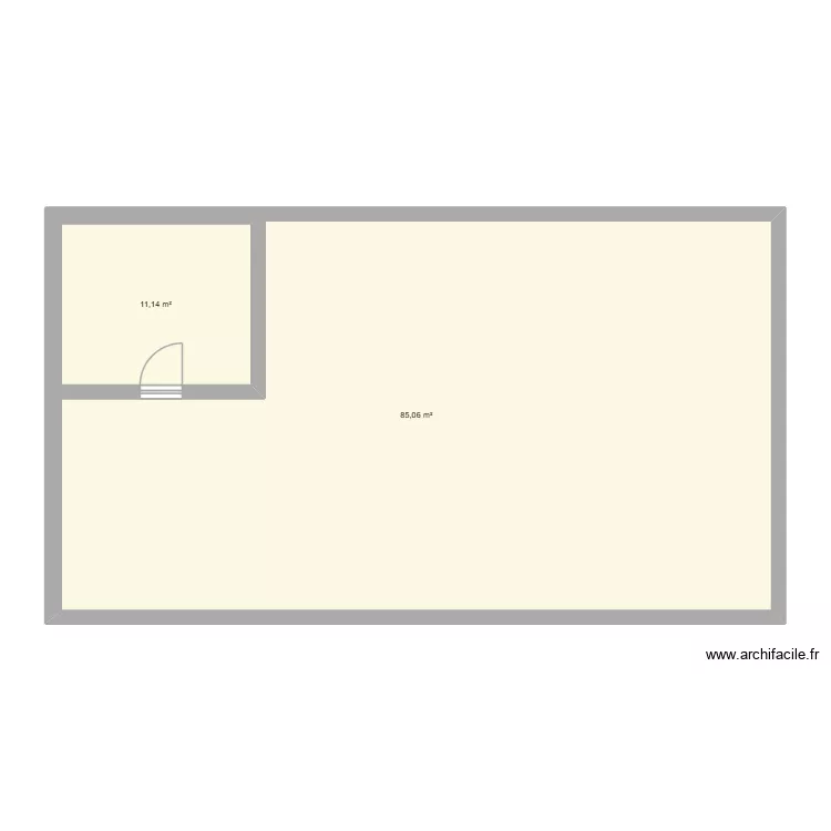 maison. Plan de 5  et 152 m²