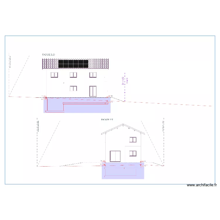 plan facade bon. Plan de plan facade bon. Plan de