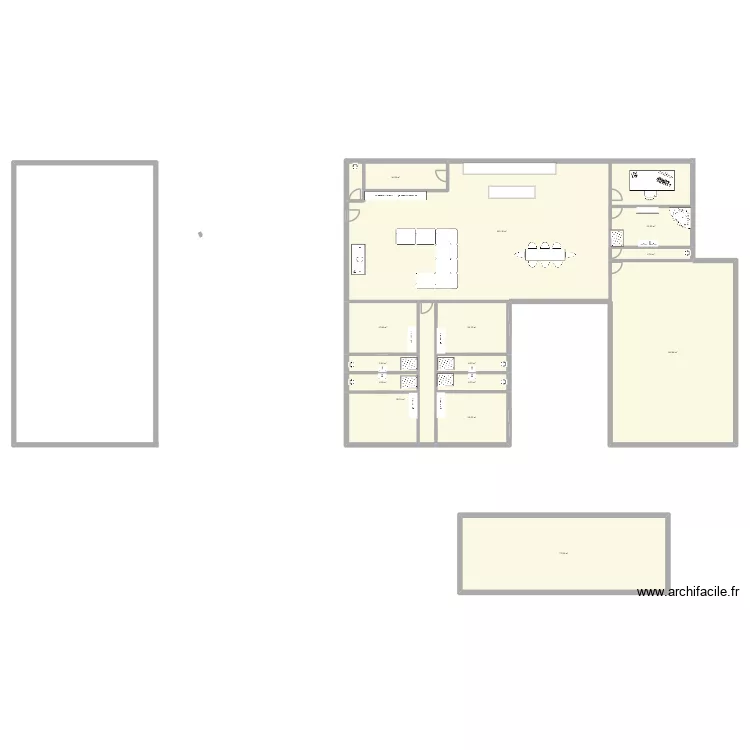 anton house. Plan de 14  et 514 m²