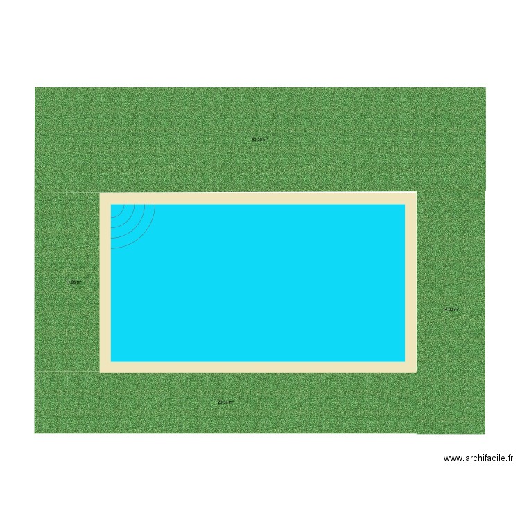 PISCINE. Plan de 0 pièce et 0 m2